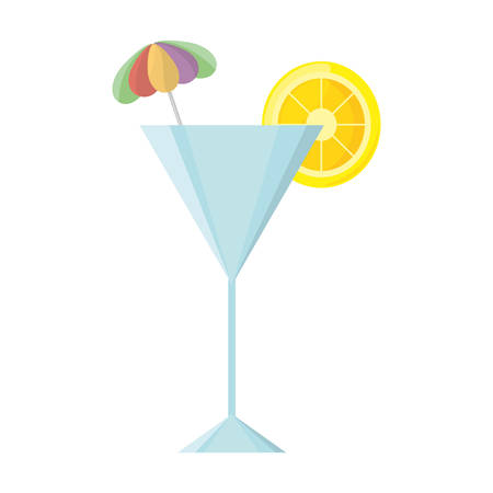 cocktail cup isolated icon vector illustration designのイラスト素材