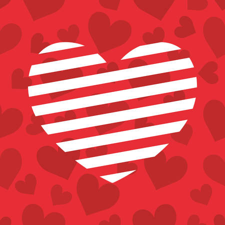 Heart love icon vector illustration graphic designのイラスト素材