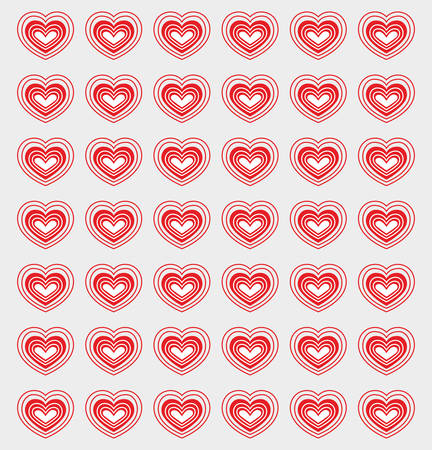 Heart love icon vector illustration graphic designのイラスト素材