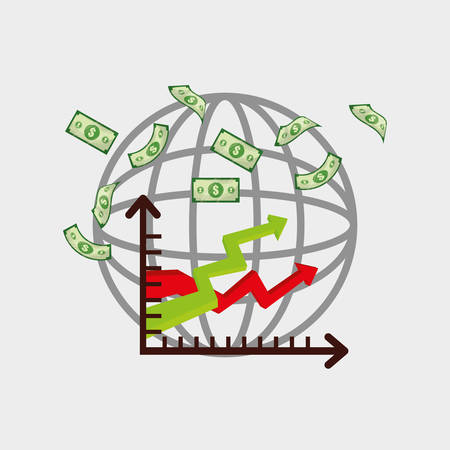Money business financial icon vector illustration graphic designのイラスト素材