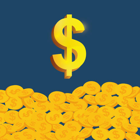 money saving and investment icon vector illustration graphic designのイラスト素材