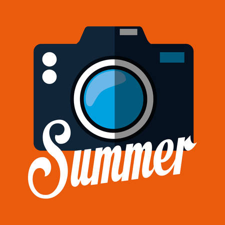 summer vacation travel icon vector illustration graphic designのイラスト素材