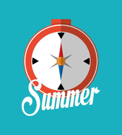 summer vacation travel icon vector illustration graphic designのイラスト素材