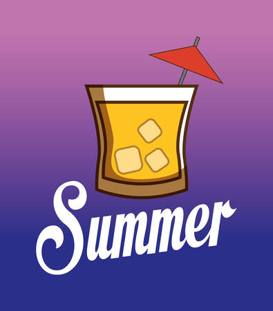 Coktail bar drink icon vector illustration graphic designのイラスト素材