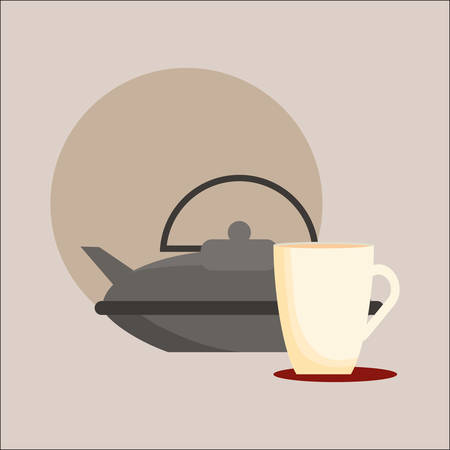 Delicious tea drink icon vector illustration graphic designのイラスト素材