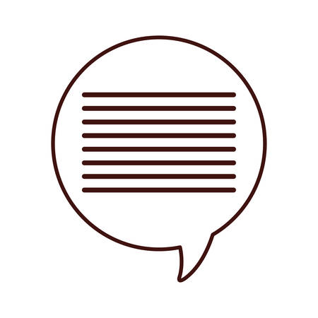 Bubble icon. Communication message discussion and conversation theme. Isolated design. Vector illustrationのイラスト素材