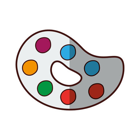 paint palette art icon vector illustration graphic designのイラスト素材