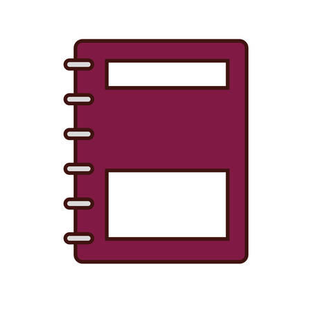 notebook notepad paper icon vector illustration graphic designのイラスト素材