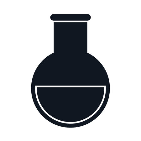 chemistry flask glass icon vector illustration graphic designのイラスト素材