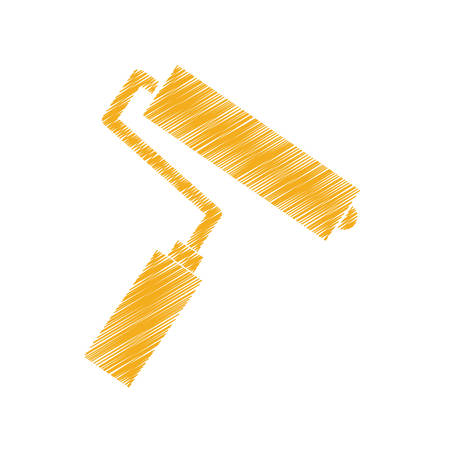 roller paint tool isolated icon vector illustration designのイラスト素材