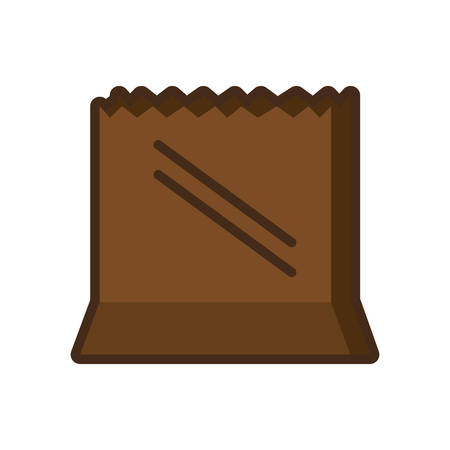 shopping bag paper icon vector illustration designのイラスト素材