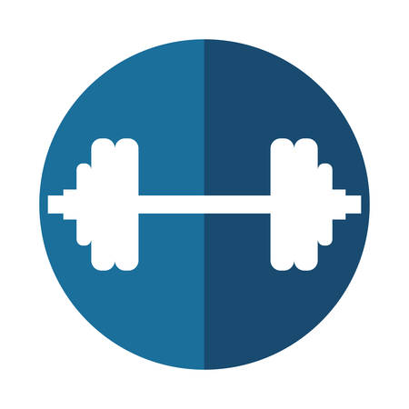 barbell weights symbol sport vectorのイラスト素材