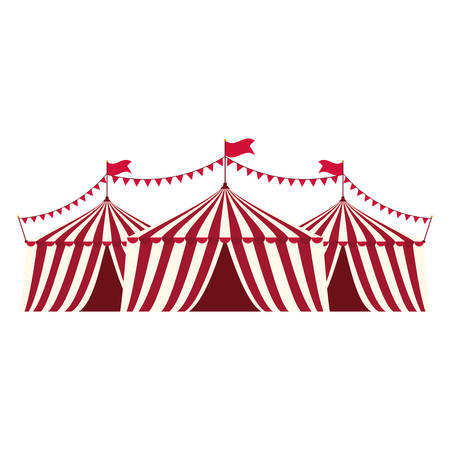 Circus tent festival icon vector illustration graphic designのイラスト素材