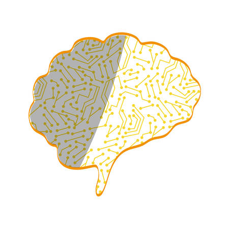 Human brain mind icon vector illustration graphic designのイラスト素材