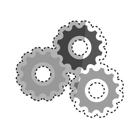 Gear cog wheel icon vector illustration graphic designのイラスト素材