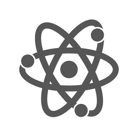 Atom science chemistry icon vector illustration graphic designのイラスト素材