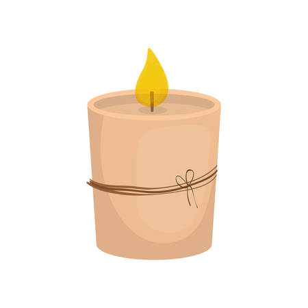 decorative candle spa icon vector illustration graphic designのイラスト素材