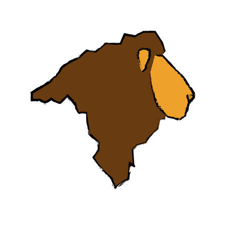 lion african animal icon vector illustration graphic designのイラスト素材