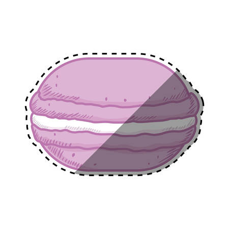 delicious donut dessert icon vector illustration graphic designのイラスト素材