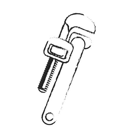 wrench tool icon image vector illustration designのイラスト素材
