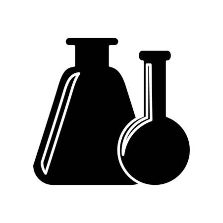 chemistry flask icon image vector illustration designのイラスト素材