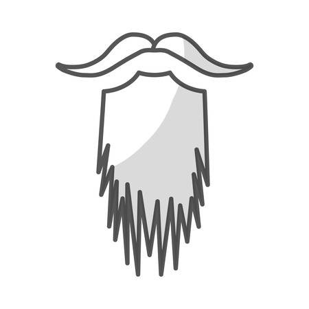 vintage style mustache icon image vector illustration designのイラスト素材