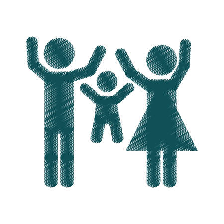traditional family icon image vector illustration designのイラスト素材