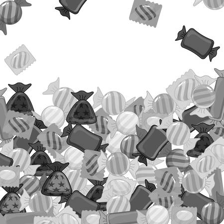 assorted candy icon image vector illustration designのイラスト素材