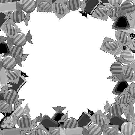 assorted candy icon image vector illustration designのイラスト素材