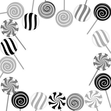 assorted candy icon image vector illustration designのイラスト素材