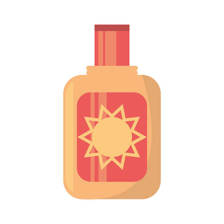 sun blocker cream solar beach vector illustration eps 10のイラスト素材