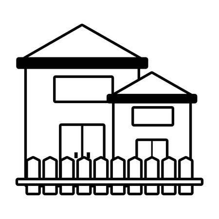 big building style icon vector illustration designのイラスト素材