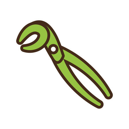dentist tool isolated icon vector illustration designのイラスト素材