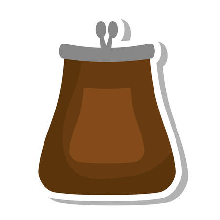 wallet money isolated icon vector illustration designのイラスト素材
