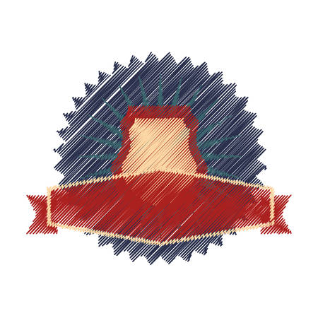 elegant frame drawing isolated icon vector illustration designのイラスト素材