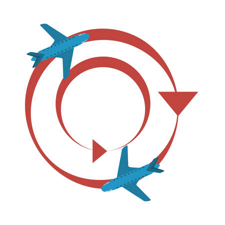 worldwide traveling tourist plane vector illustration eps 10のイラスト素材