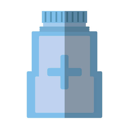 medicine bottle pill capsule healthcare shadow vector illustration eps 10のイラスト素材
