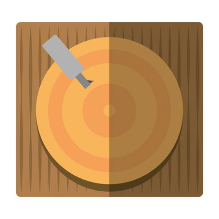 vinyl disc record music shadow vector illustration eps 10のイラスト素材