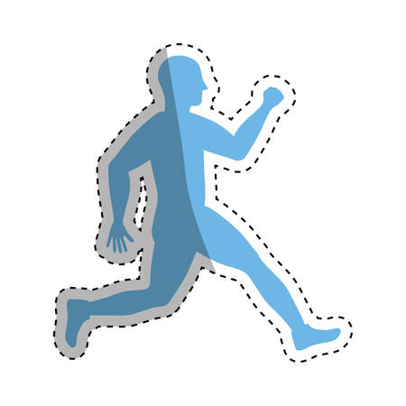 woman running fitness icon vector illustration graphic designのイラスト素材