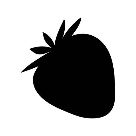 strawberry fresh fruit icon vector illustration graphic designのイラスト素材