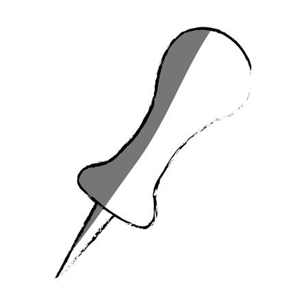 push pin thumbtack icon vector illustration graphic designのイラスト素材