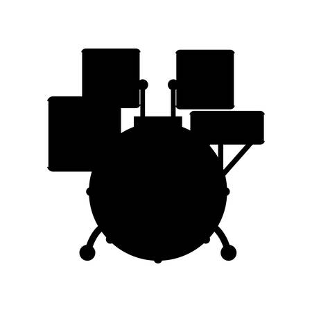 Drummer music instrument icon vector illustration graphic designのイラスト素材