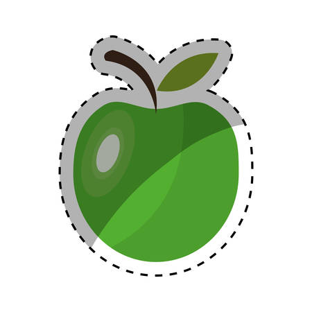 Delicious apple fruit icon vector illustration graphic designのイラスト素材