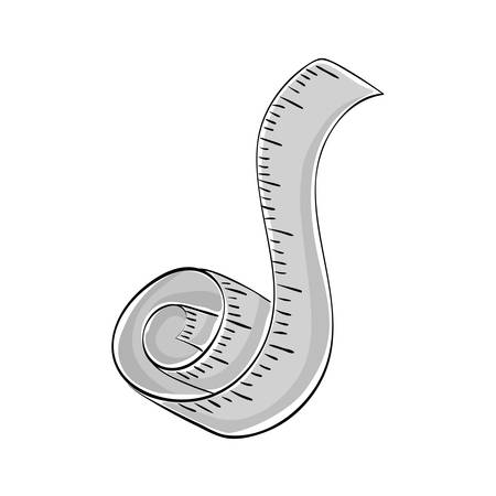 Body weight tape icon vector illustration graphic designのイラスト素材