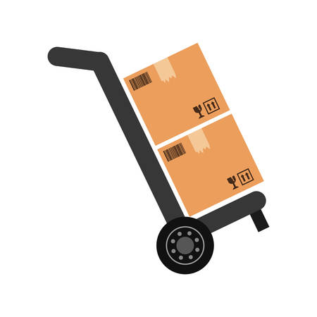 Delivery box shipping icon vector illustration graphic designのイラスト素材
