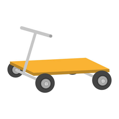 hand pallet lift boxes delivery vector illustration eps 10のイラスト素材