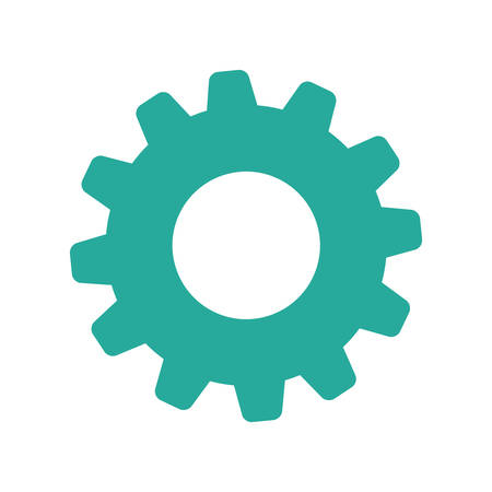 Isolated gear symbol icon vector illustration graphic designのイラスト素材