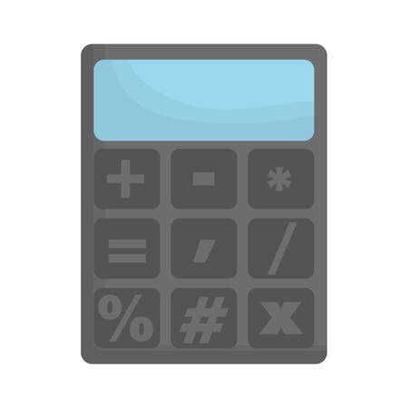 calculator with operation signs icon image vector illustration designのイラスト素材