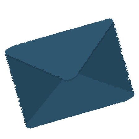 message envelope icon image paint style vector illustration designのイラスト素材