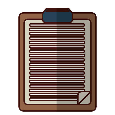 clipboard with sheet icon image vector illustration designのイラスト素材